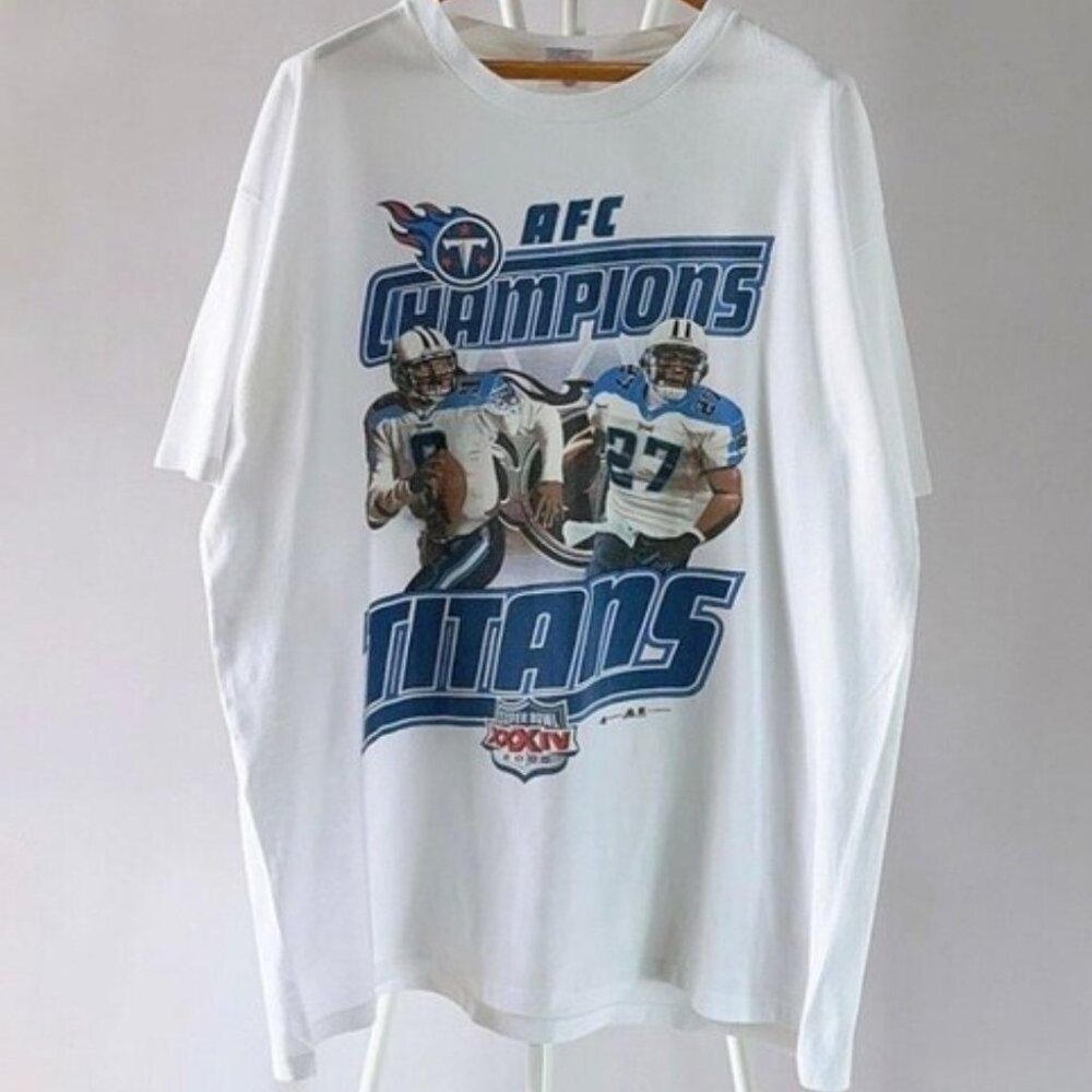 Tennessee Titans AFC Champions XXXIV Super Bowl Retro NFL T-Shirt